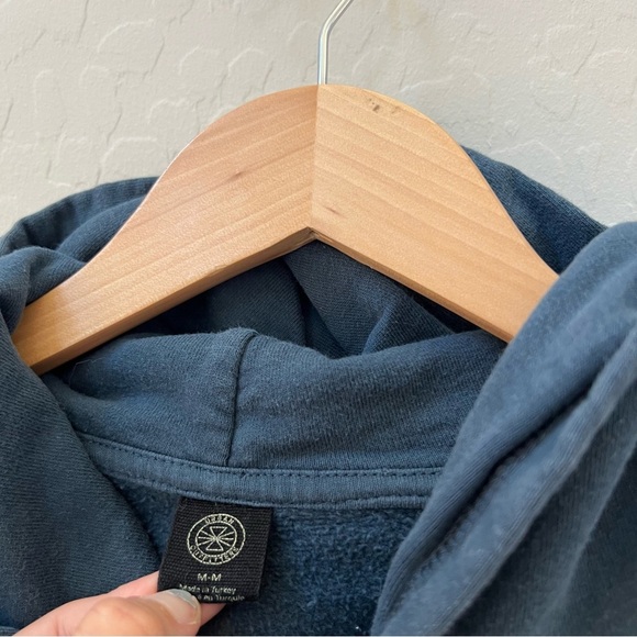 Urban Outfitters Just Keep Growing Hoodie Sweatshirt Blue - Picture 8 of 9